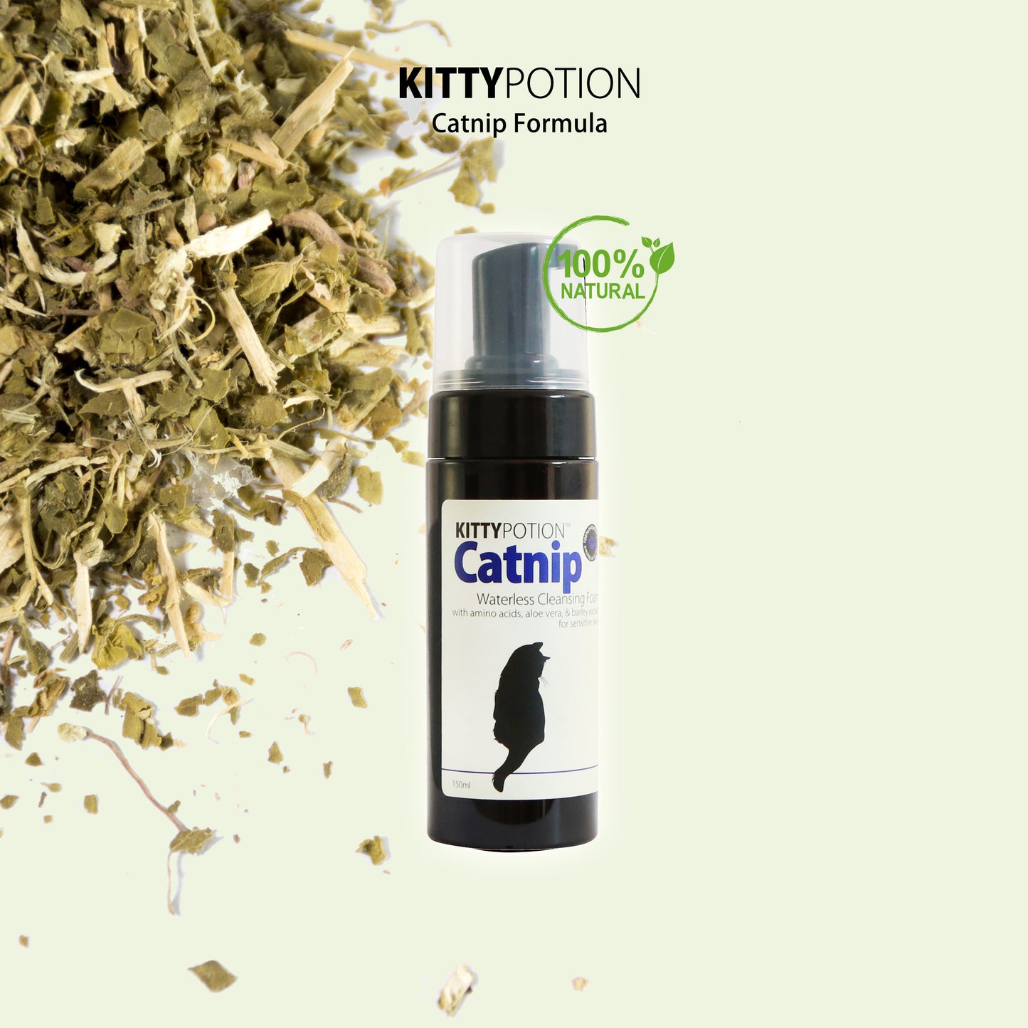 CATNIP Waterless Cleansing Foam with Amino Acids 150ml