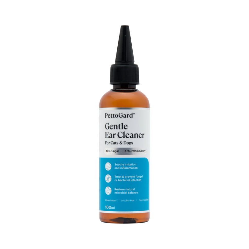 PettoGard Gentle Ear Cleaner (Anti-Fungal & Anti-Inflammatory) 100ml