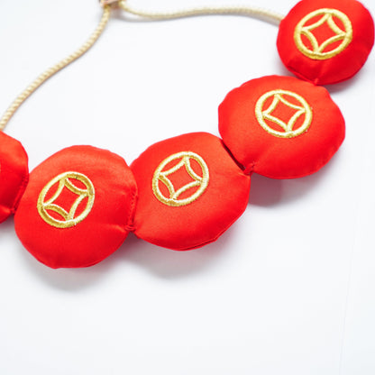MOMOJI Prosperity Medallion 聚財圓 | Pet Neckwear