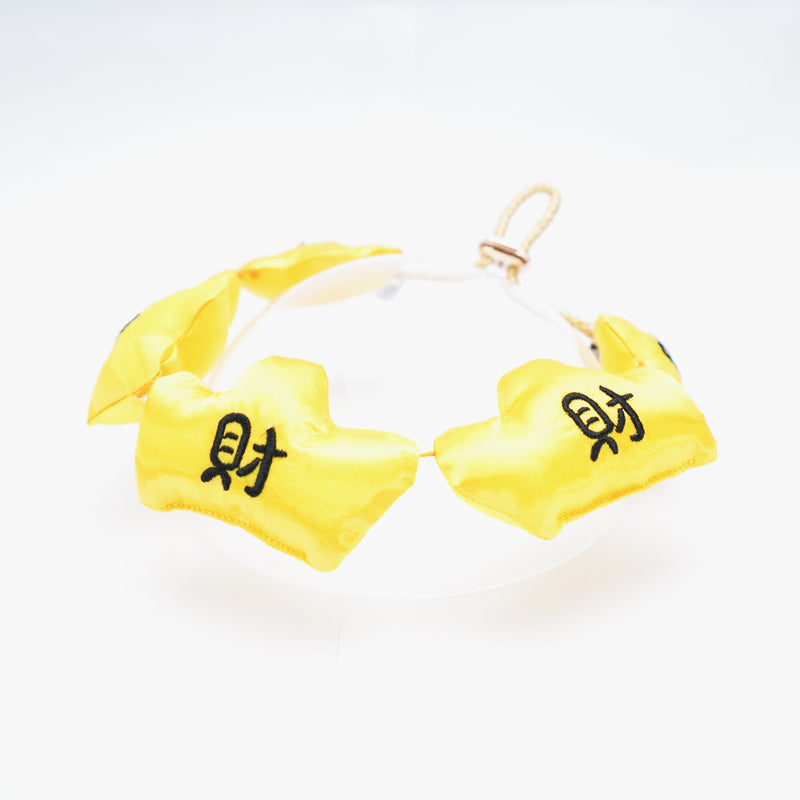 MOMOJI Golden Fortune String 滿財福串 | Pet Neckwear