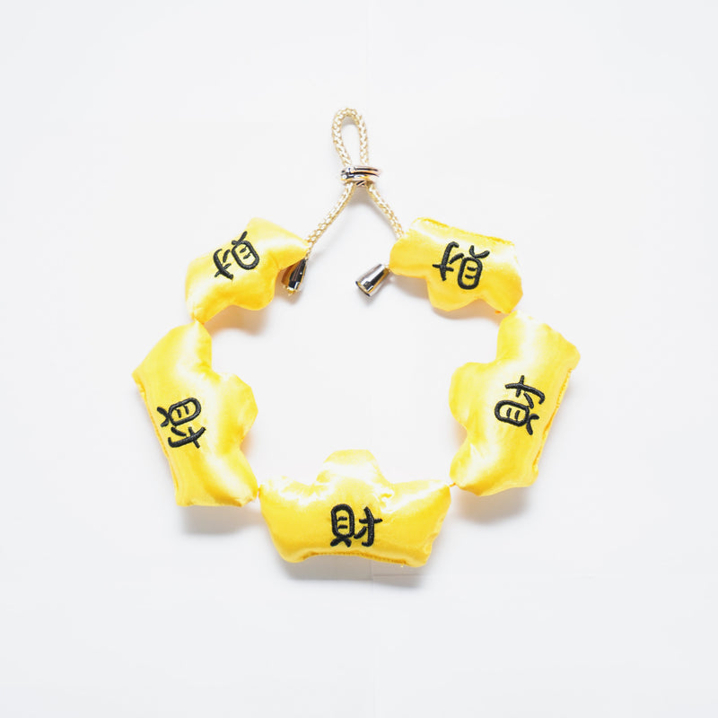 MOMOJI Golden Fortune String 滿財福串 | Pet Neckwear