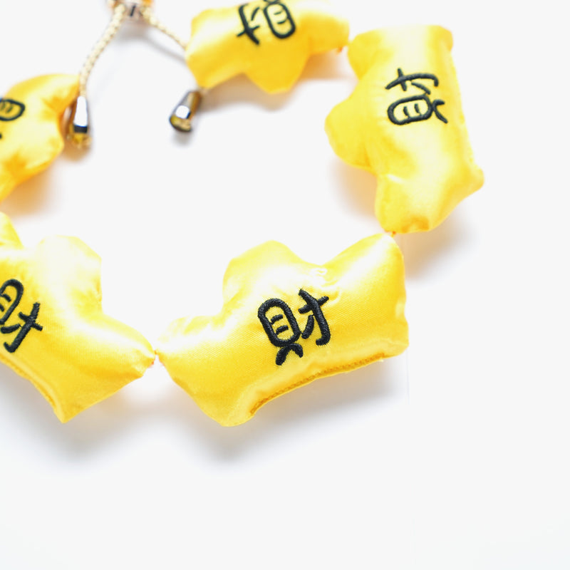 MOMOJI Golden Fortune String 滿財福串 | Pet Neckwear