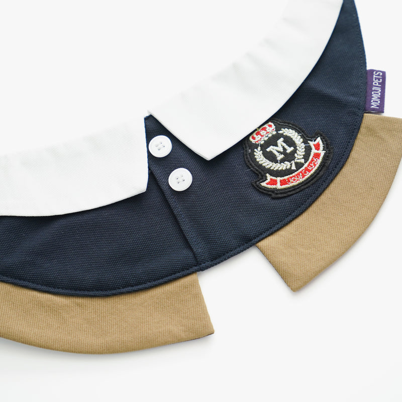 MOMOJI Brest (1-French Riviera Blue) | Pet Neckwear