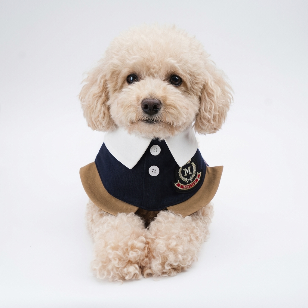 MOMOJI Brest (1-French Riviera Blue) | Pet Neckwear