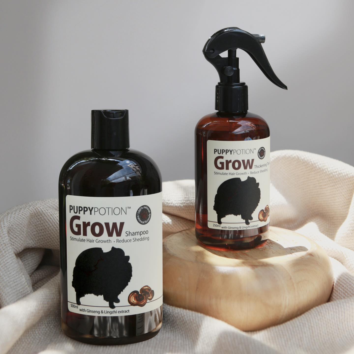  GROW 天然寵物沐浴露 (人蔘及靈芝配方) 500ml