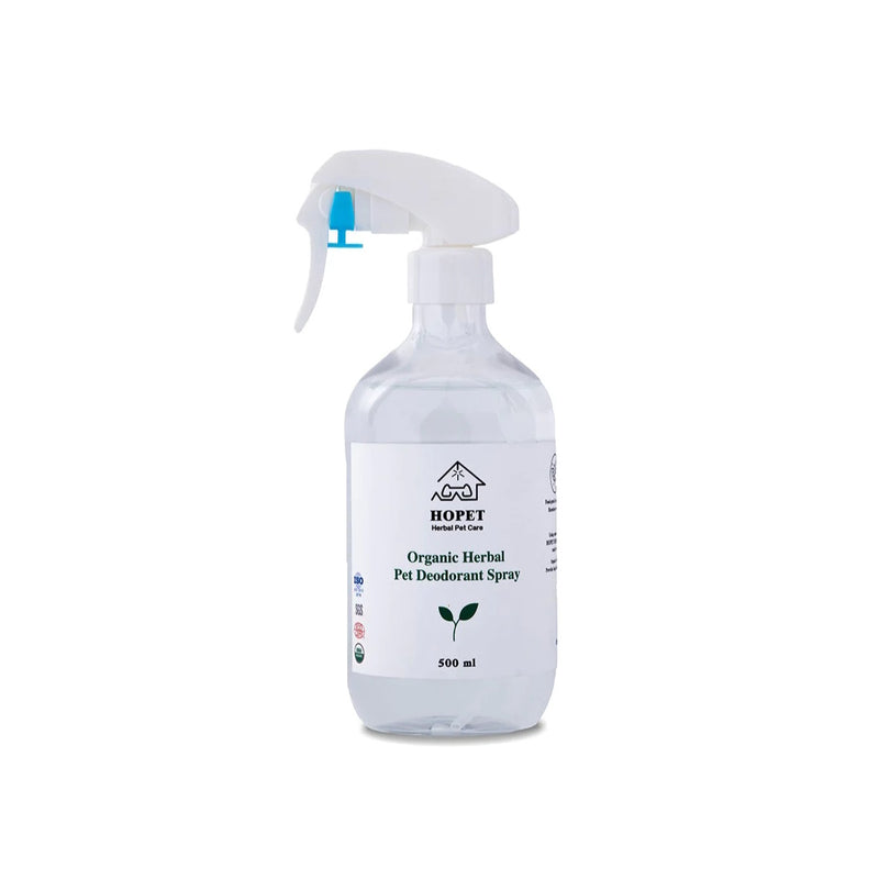 Organic Herbal Pet Deodorant Spray for Dogs & Cats 500ml