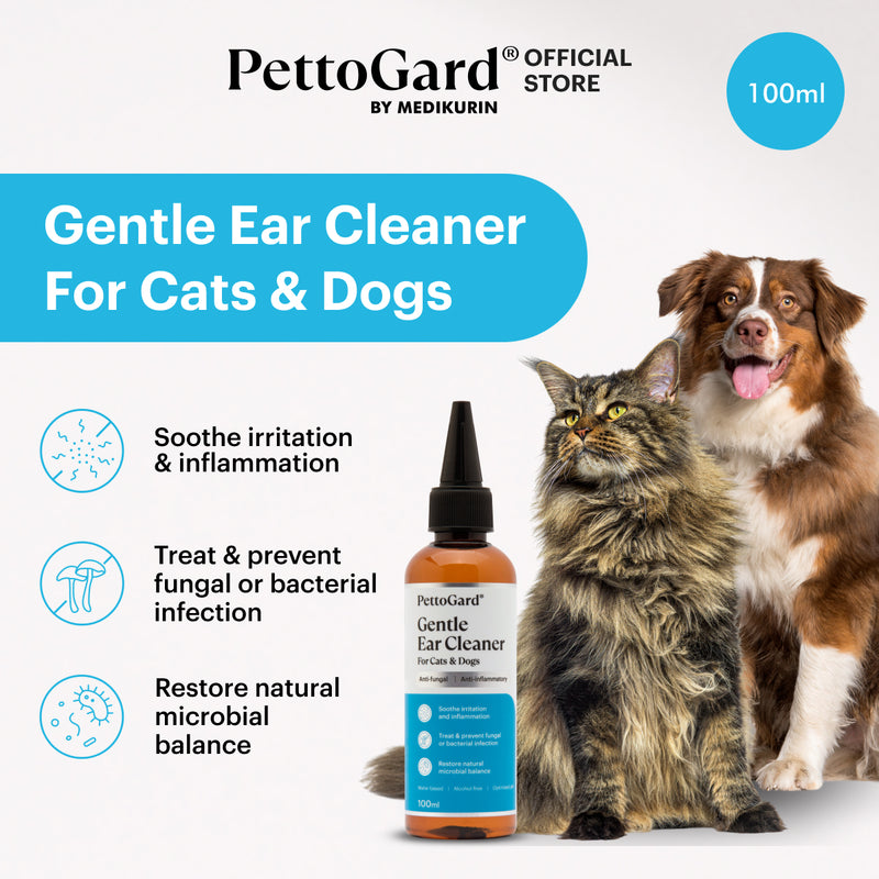 Gentle Ear Cleaner (Anti-Fungal & Anti-Inflammatory) 100ml